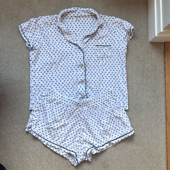 Roller Rabbit Hearts Polo Pajamas - Picture 2 of 2